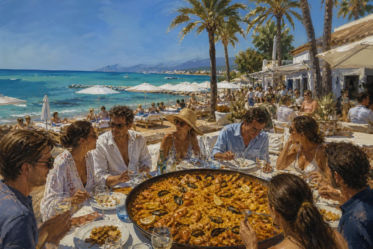 Alabardero Beach Club, Seafood in San Pedro de Alcántara — illustration