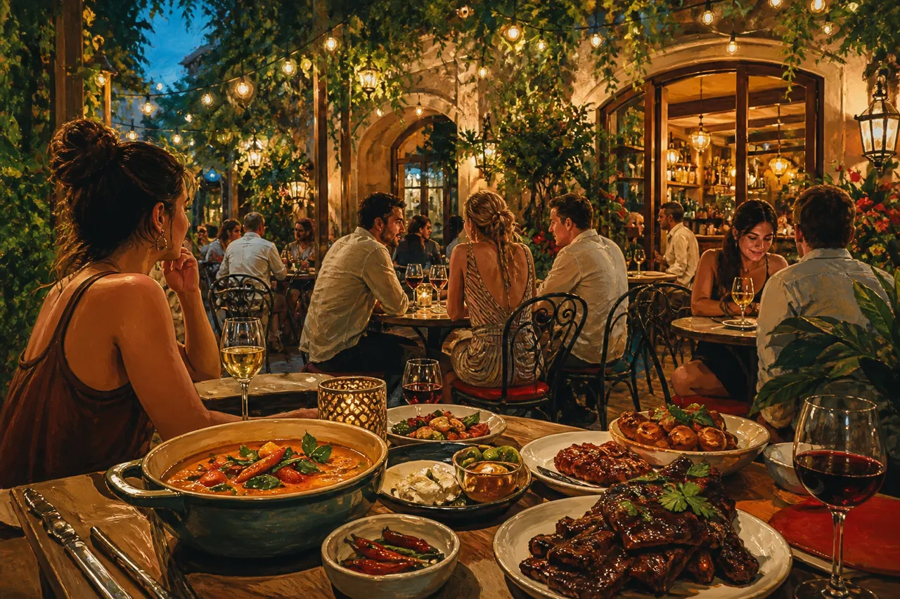 Brasserie El Marqués, International in San Pedro de Alcántara — illustration