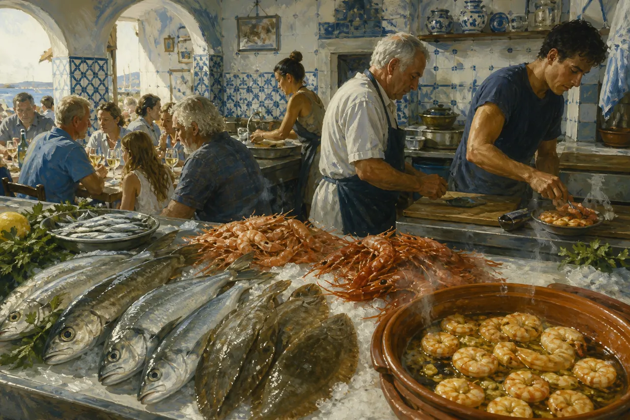 El Ranchero, Seafood in San Pedro de Alcántara — illustration
