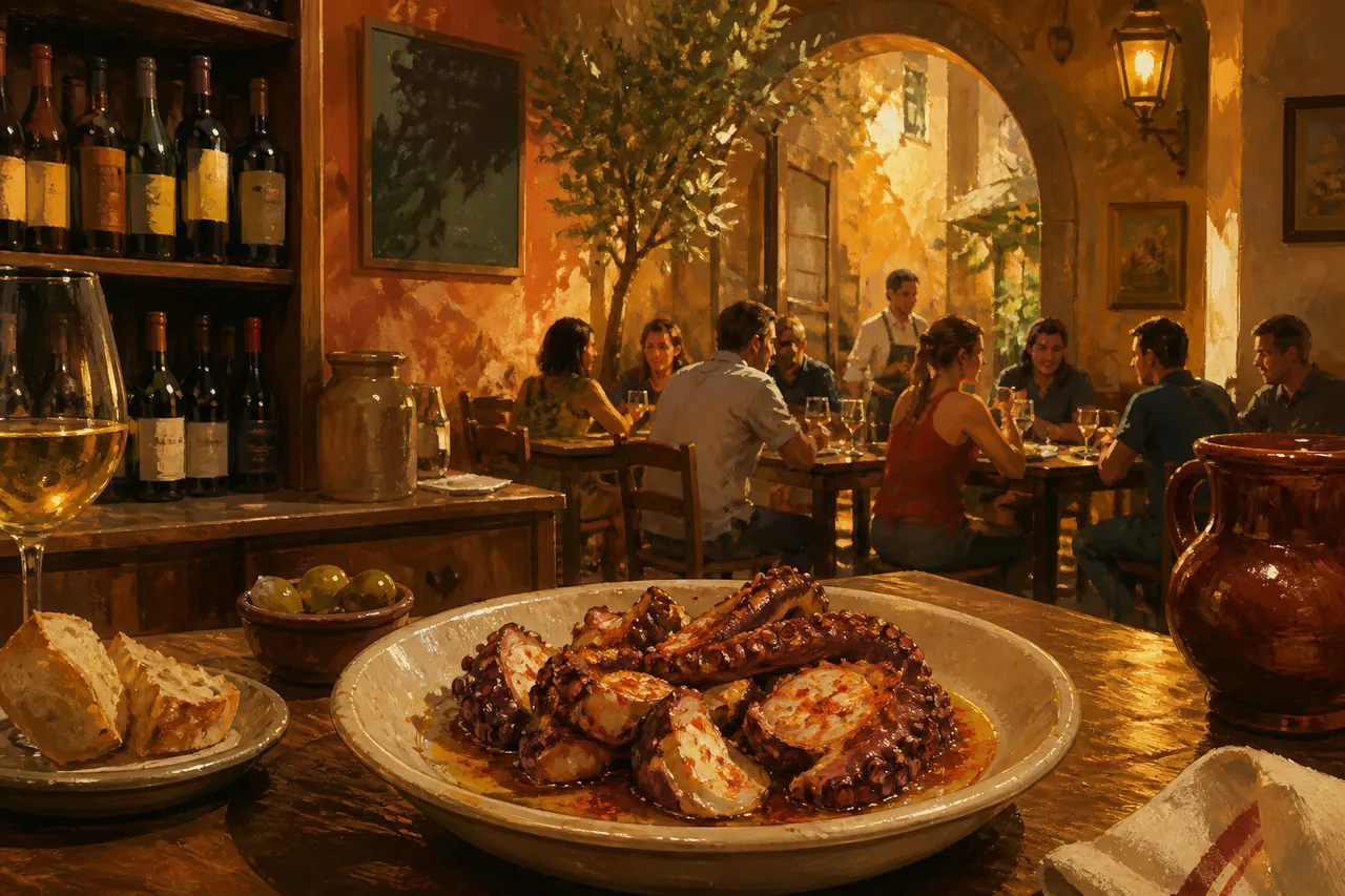 La Bodega del Cantinero, Andalusian in San Pedro de Alcántara — illustration