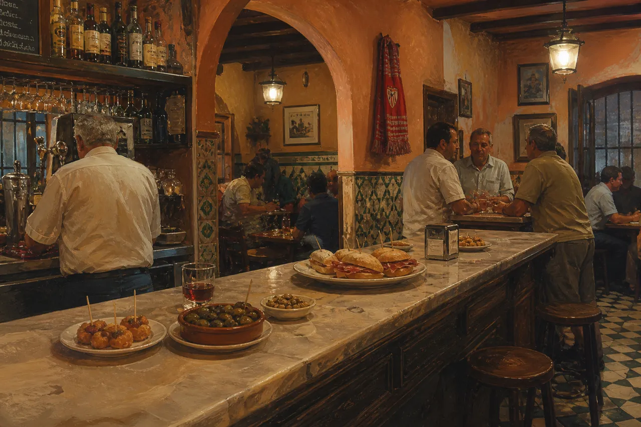 La Estrellita, Andalusian in San Pedro de Alcántara — illustration
