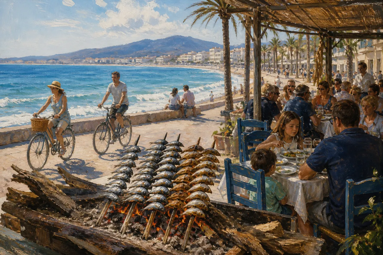 Marabierta, Seafood in San Pedro de Alcántara — illustration